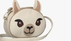 beige molo schoudertas llama bag