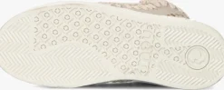 beige mou hoge sneakers eskimo sneaker