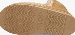 beige mou vachtlaarzen eskimo 18 glitter logo