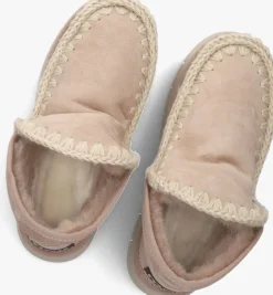 beige mou vachtlaarzen eskimo bounce sneaker