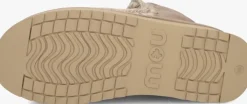 beige mou vachtlaarzen mini eskimo platform boot
