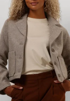 beige msch copenhagen mantel mschboone josia short jacket