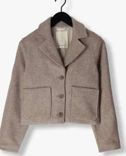 beige msch copenhagen mantel mschboone josia short jacket