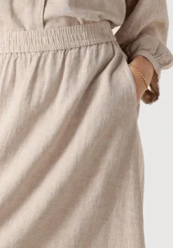 beige msch copenhagen midirok mschpennie ginia hw skirt