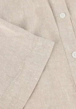 beige msch copenhagen mini jurk mschpennie ginia 2 4 shirt dress