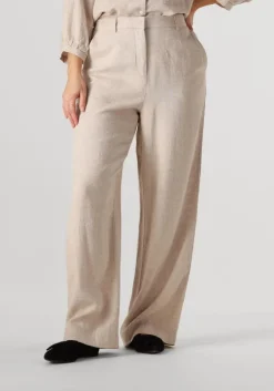 beige msch copenhagen pantalon mschpennie ginia hw pants