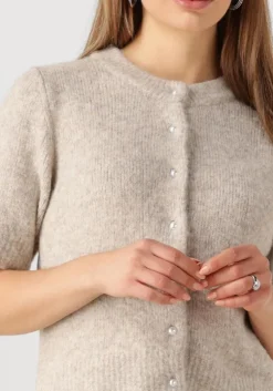 beige my essential wardrobe vest elliemw knit cardigan ss