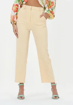 beige na-kd pantalon cropped suit pants