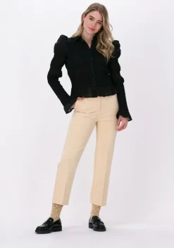 beige na-kd pantalon cropped suit pants