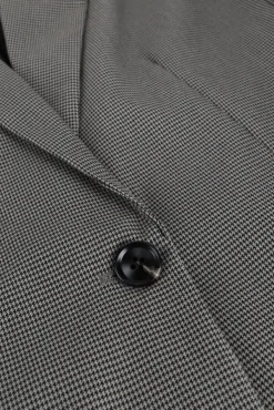 beige neo noir blazer sisca woven blazer