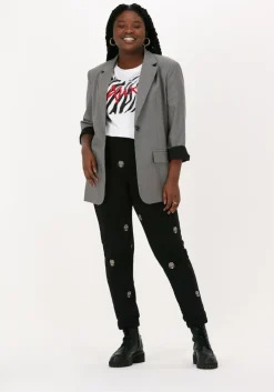 beige neo noir blazer sisca woven blazer