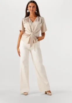 beige neo noir blouses casadia heavy sateen blouse