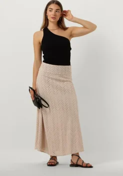 beige neo noir maxirok torino wave skirt