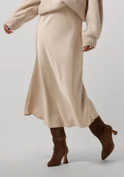 beige neo noir midirok bovary skirt