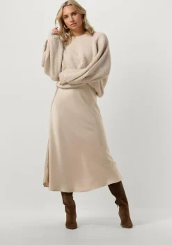 beige neo noir midirok bovary skirt