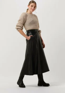 beige neo noir trui martina fluffy knit blouse