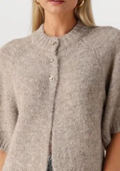 beige neo noir vest benuta fluffy knit cardigan