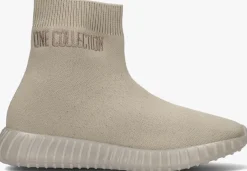 beige nik & nik hoge sneakers jessy one sneaker