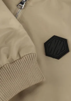 beige nik & nik jack golden jacket