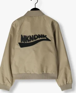 beige nik & nik jack golden jacket