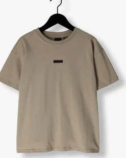 beige nik & nik t-shirt duuke oversized t-shirt