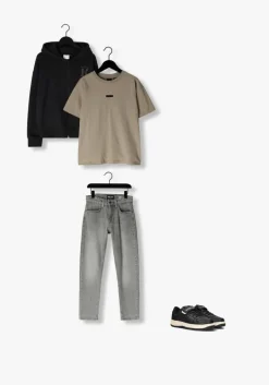 beige nik & nik t-shirt duuke oversized t-shirt