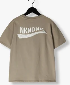 beige nik & nik t-shirt duuke oversized t-shirt