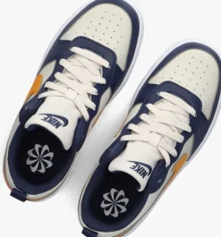 beige nike lage sneakers court borough