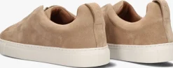 beige nokwol lage sneakers connor