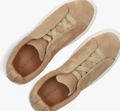 beige nokwol lage sneakers connor