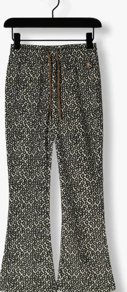 beige nono flared broek sady ikat flared pants