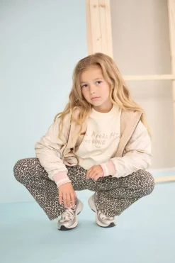 beige nono flared broek sady ikat flared pants