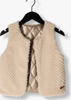 beige nono gilet kate reversible fur gilette