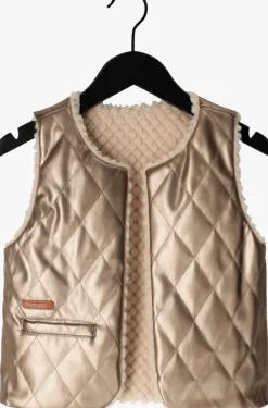 beige nono gilet kate reversible fur gilette