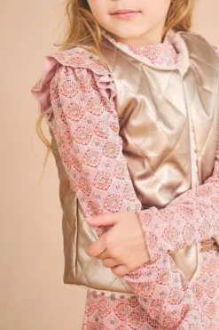 beige nono gilet kate reversible fur gilette