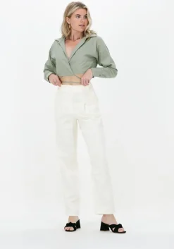 beige notes du nord pantalon caitlyn pants