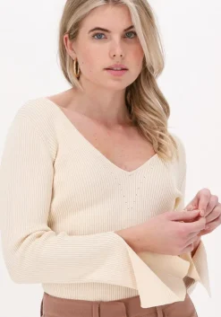beige notes du nord trui christine knitted blouse