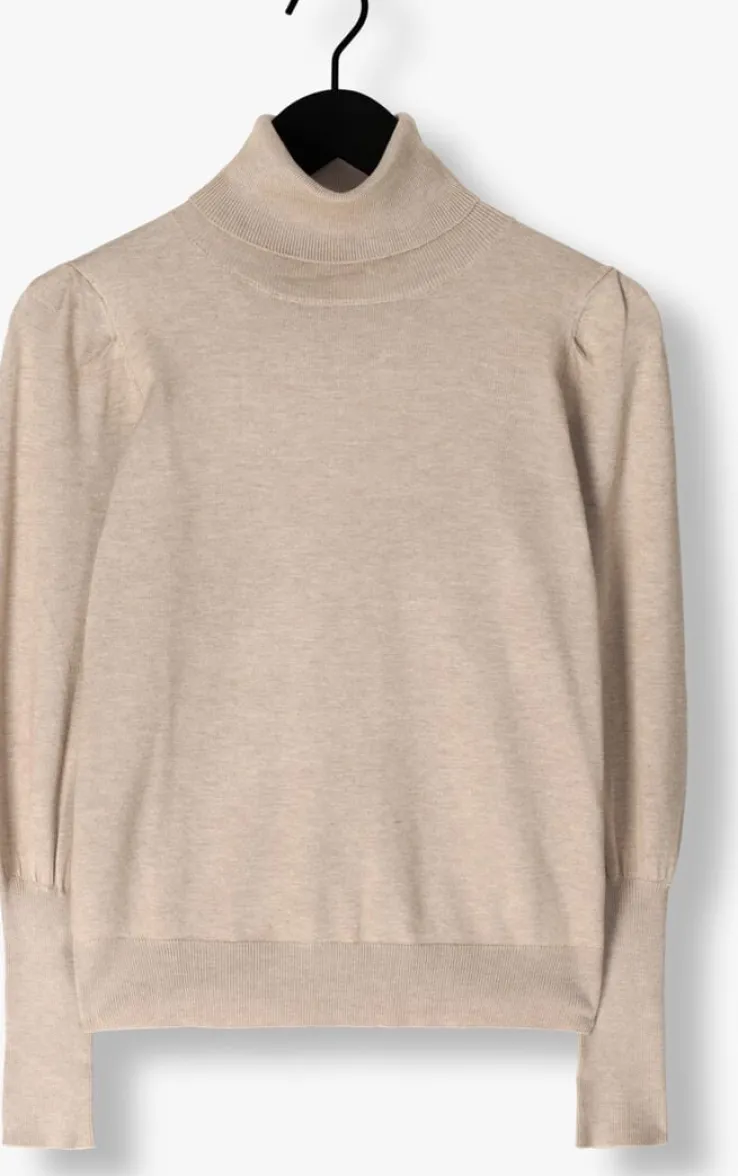 beige notre-v coltrui basic knit blouse