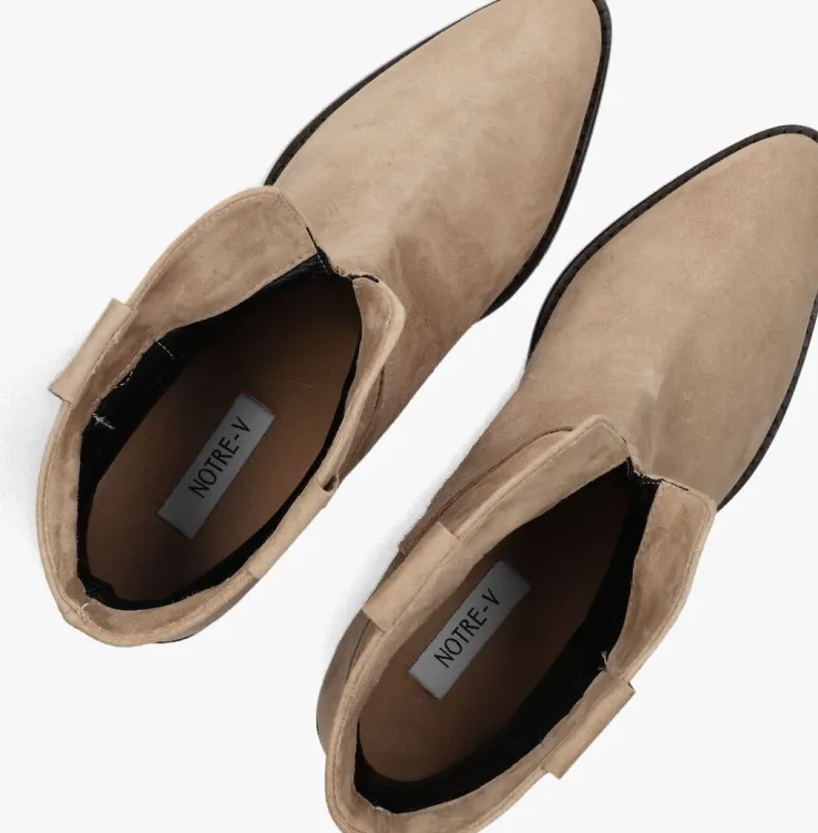 beige notre-v cowboylaarzen 39445