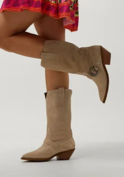 beige notre-v cowboylaarzen 08-480