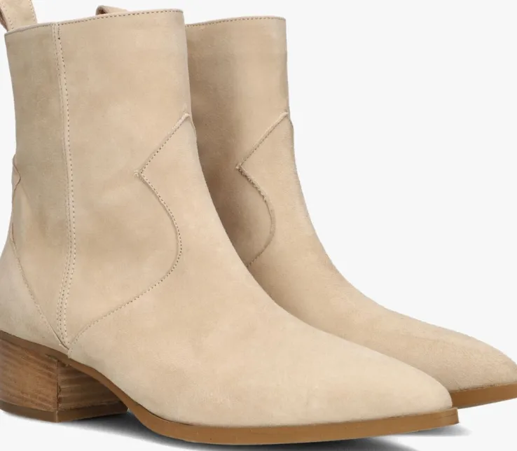 beige notre-v enkellaarsjes 3231