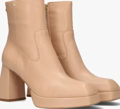 beige notre-v enkellaarsjes ao132