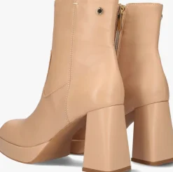 beige notre-v enkellaarsjes ao132