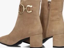 beige notre-v enkellaarsjes 8558