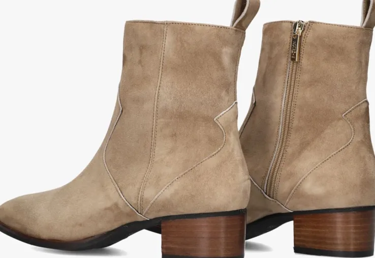 beige notre-v enkellaarsjes 3231