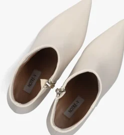 beige notre-v enkellaarsjes 19536