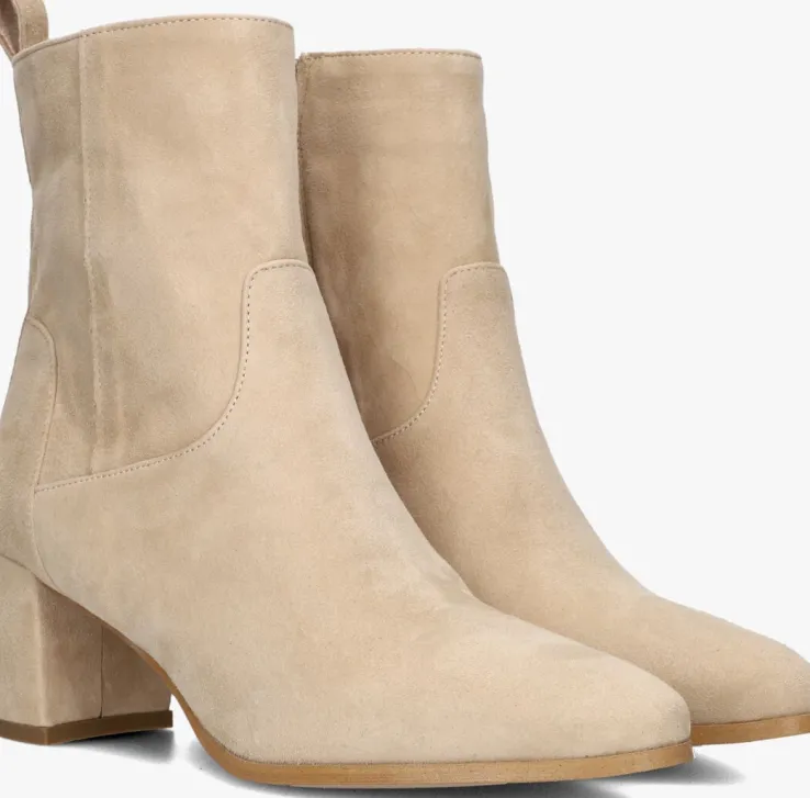 beige notre-v enkellaarsjes 8543