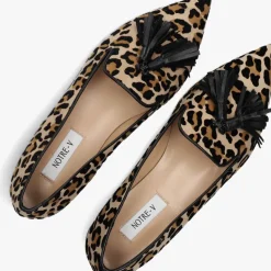 beige notre-v loafers 12228