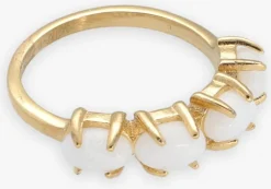 beige notre-v ringen ring small stone