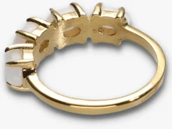 beige notre-v ringen ring small stone